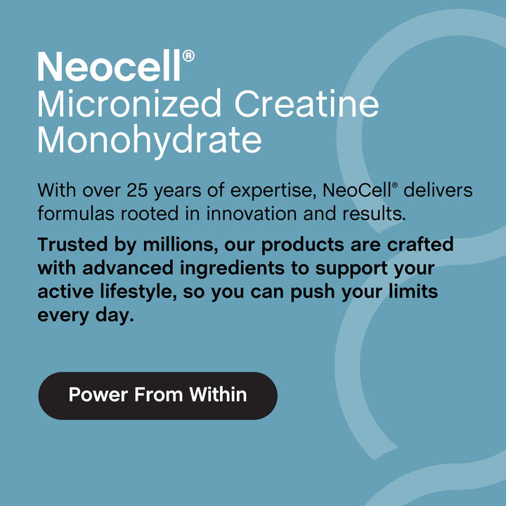 NeoCell Creatine Monohydrate Powder | 1.1 lb | Unflavored | Micronized