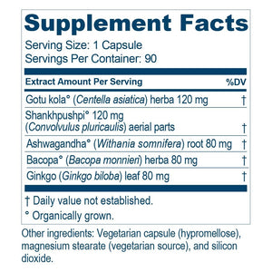 White Smoke Ayush Herbs Bacopa Plus 90 Vcaps