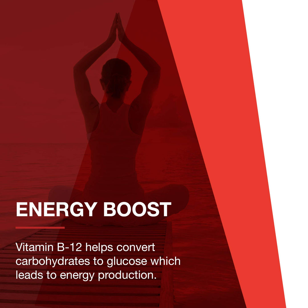 PROTOCOL FOR LIFE BALANCE Nutri-Dose B-12 10,000mcg - Liquid Vitamin B-12 - for Energy, Nerve Health &amp; Metabolism Support* - with Folate &amp; Biotin - Convenient Vials - High Potency B-12-12