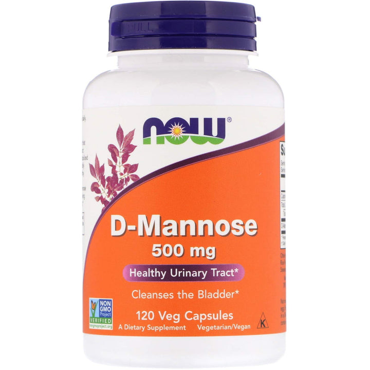 D-Mannose 500mg 120 Capsules (Pack of 2) - The Oasis of Health