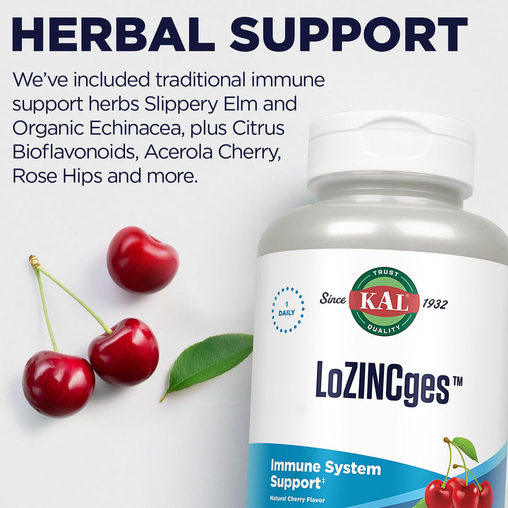 Kal 13 Mg Lozincges Cherry, 75 Count