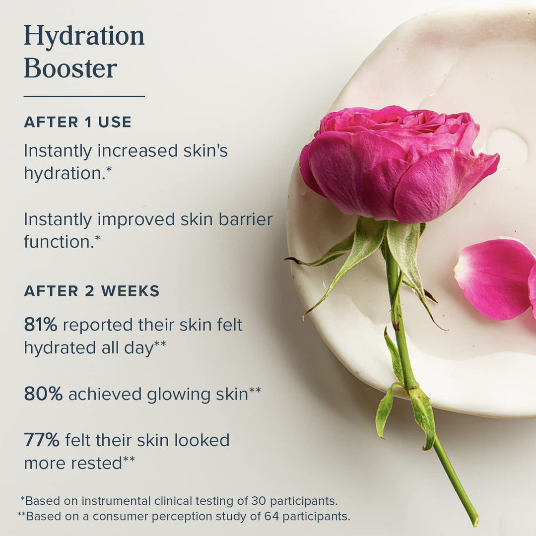 HERITAGE STORE Rosewater Face Moisturizer - Soothing Gel Moisturizer with Rose Complex, Niacinamide and Hyaluronic Acid - Dry to Combination Skin Care - Hypoallergenic, Vegan, 60-Day Guarantee, 2oz