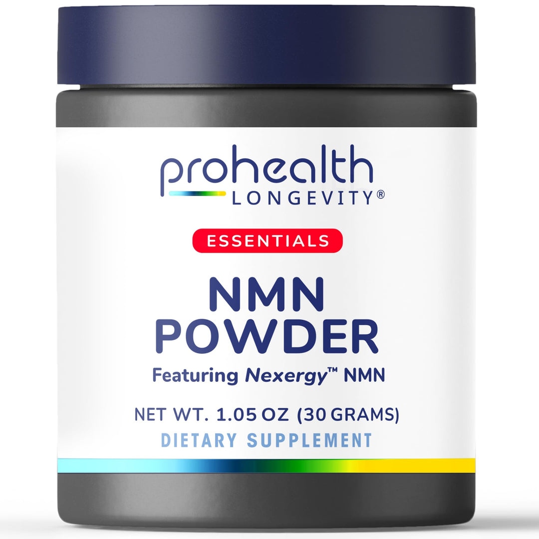 ProHealth Longevity Essentials NMN Powder (30 Grams) - Featuring Nexergy NMN Powder Supplement, NAD+ Precursor, Dietary Supplement, Cellular Health, Metabolism Support