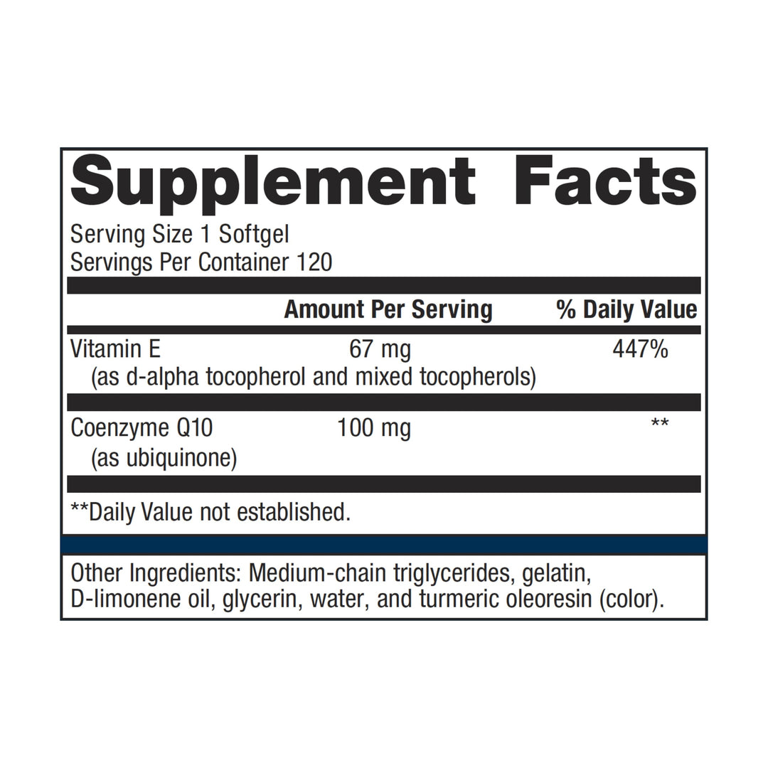 Metagenics CoQ10 ST-100 120 Softgels