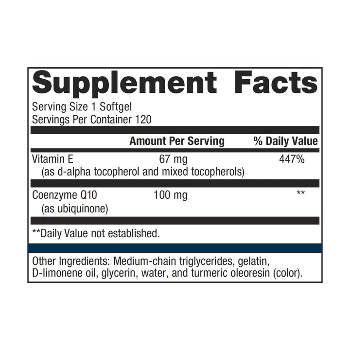 Metagenics CoQ10 ST-100 120 Softgels