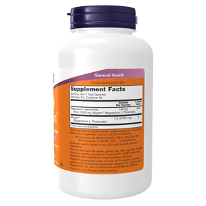 Now Magtein 180 Vcaps - 2394 - The Oasis of Health