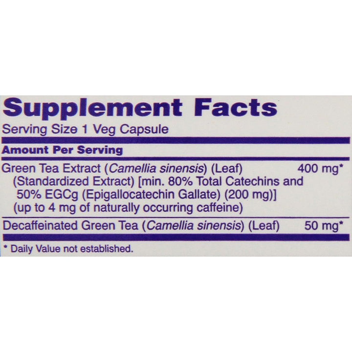NOW Foods EGCg, Green Tea Extract, 400mg, 180 Veg Capsules, Pack of 3