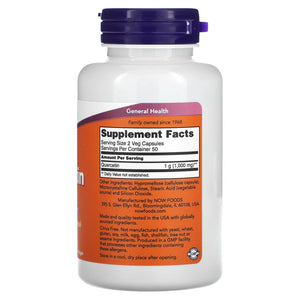 NOW Quercetin 500mg,100 Veg Capsules - The Oasis of Health