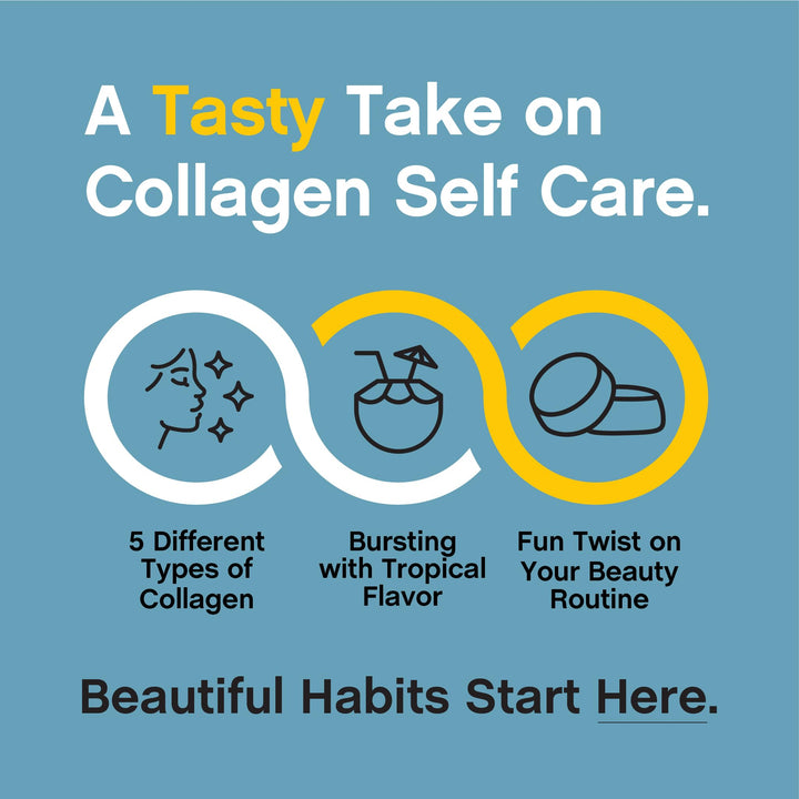 NeoCell Multi Collagen Bio-Peptides Gummies | 60 ct | Tropical Flavor