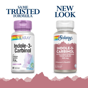 Solaray Indole-3-Carbinol 100mg - 30 Capsules - The Oasis of Health