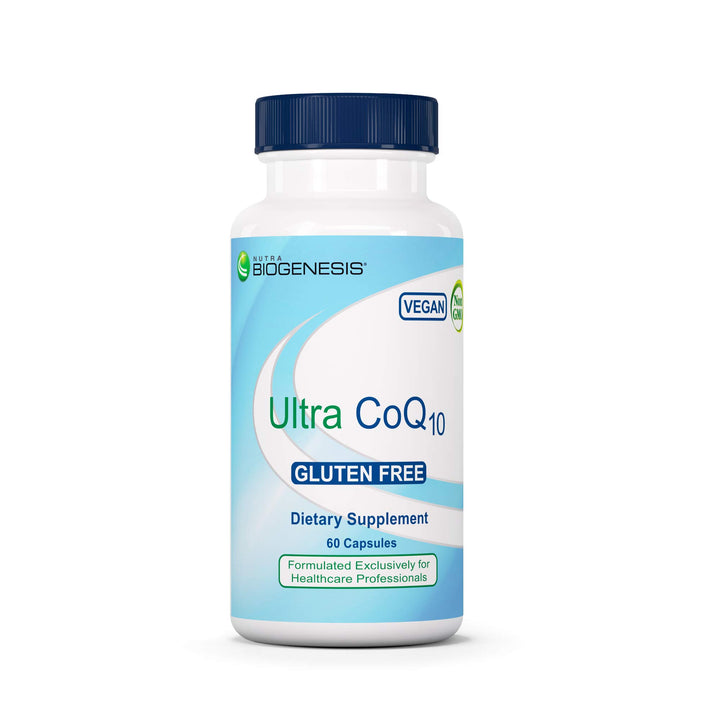 Nutra BioGenesis Ultra CoQ10 - Coenzyme Q10 to Support Heart and Brain Health - Gluten Free, Vegan, Non-GMO - 60 Capsules
