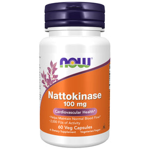 Now Foods Nattokinase 100 mg 60 Vcaps - 3140