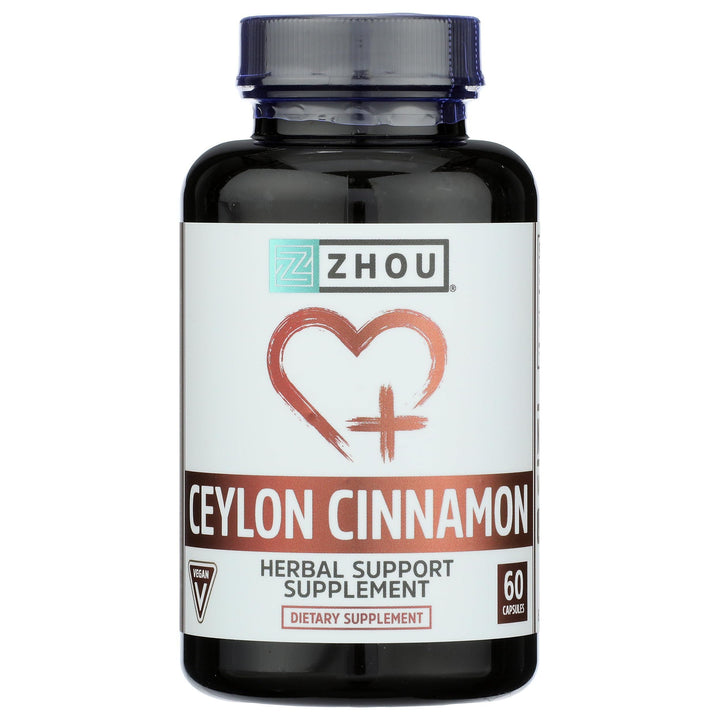 ZHOU NUTRITION Ceylon Cinnamon, 60 CT