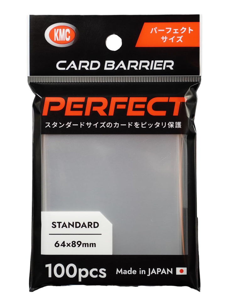 KMC Sleeves: Standard Perfect - Clear 100CT