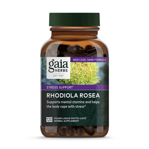 Gaia Herbs Rhodiola Rosea -  120 Vegan Liquid Phyto-Capsules (60-Day Supply) - The Oasis of Health