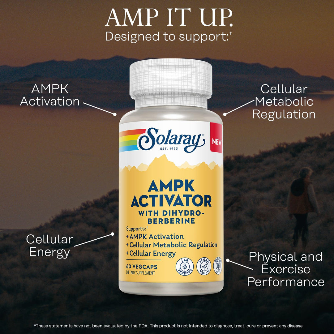 SOLARAY AMPK Activator with Dihydroberberine, 60 CT