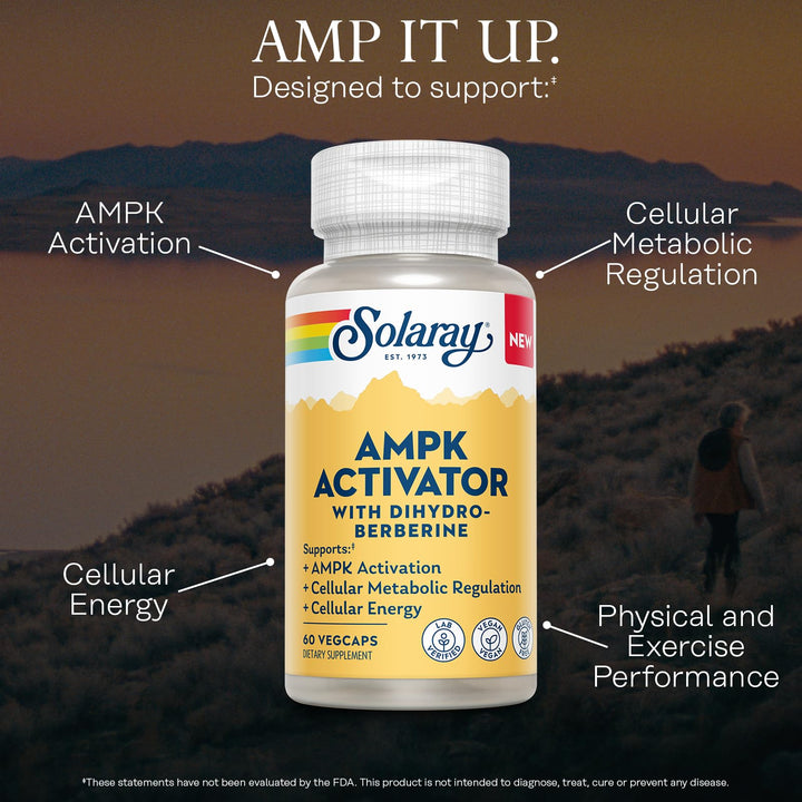 SOLARAY AMPK Activator with Dihydroberberine, 60 CT