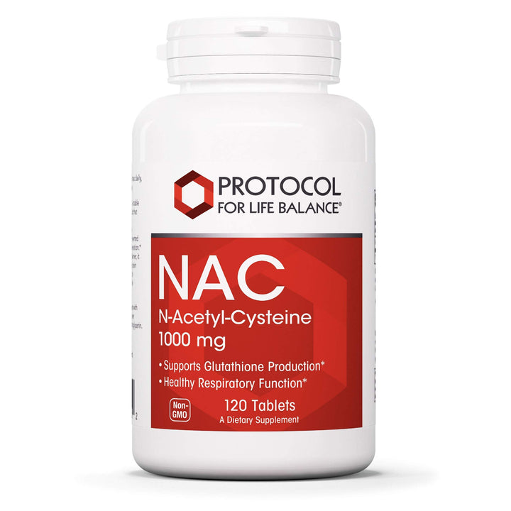 Firebrick Protocol For Life Balance NAC (N-Acetyl Cysteine) 1000 Mg 120 Tablets - P0185