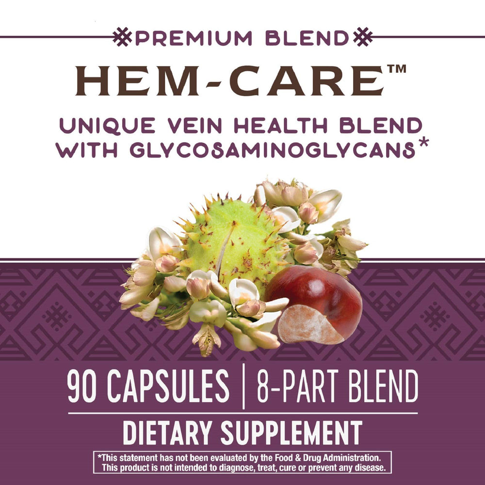 Dim Gray Nature's Way - Hem-Care Vein Health Premium Blend - 90 Capsules