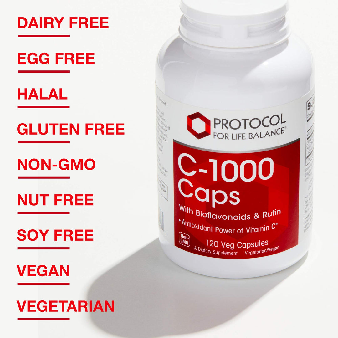 Lavender Protocol for Life Balance C-1000 Caps with Bioflavonoids &amp; Rutin 120 VCaps - P0690