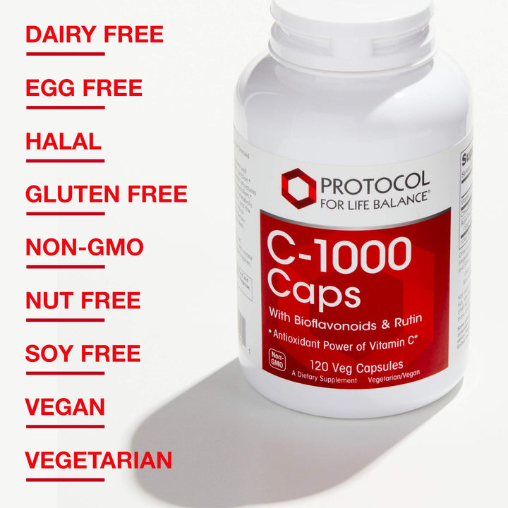 Lavender Protocol for Life Balance C-1000 Caps with Bioflavonoids &amp; Rutin 120 VCaps - P0690