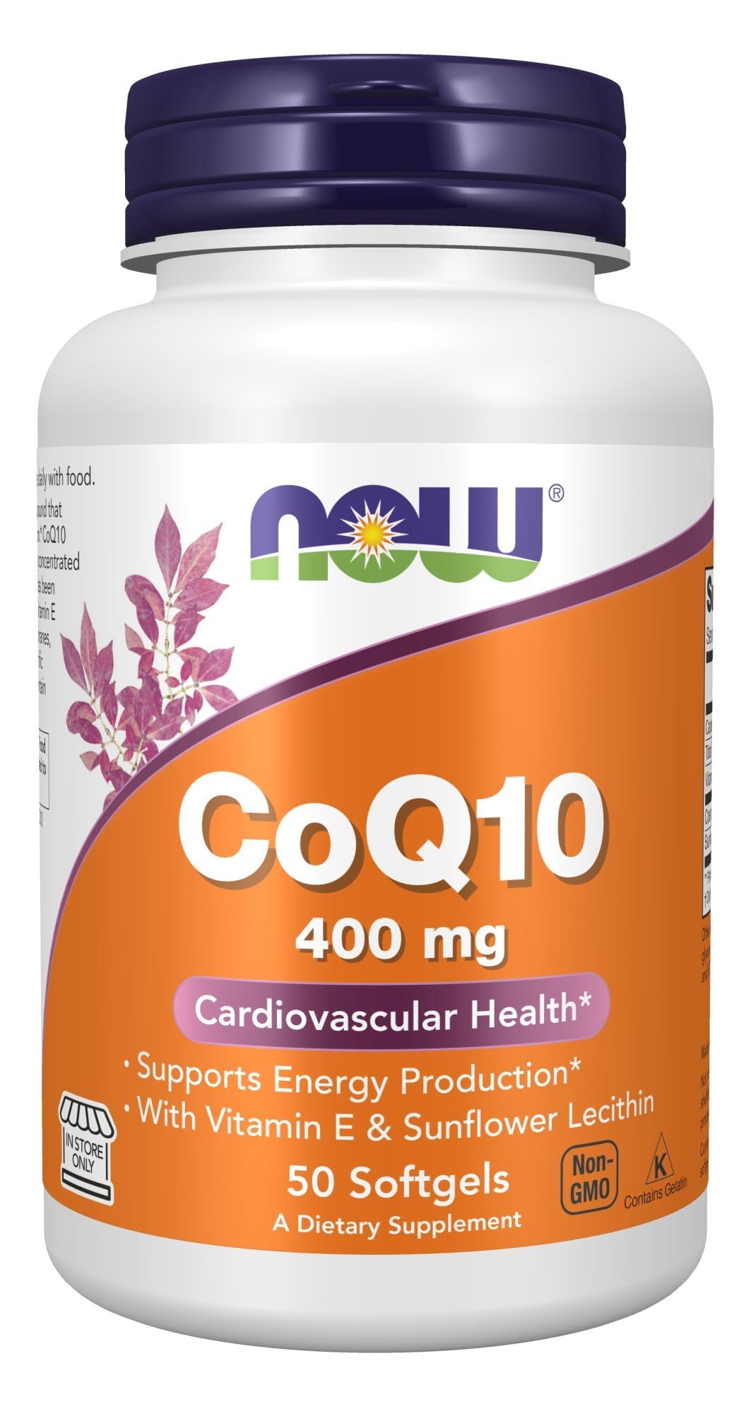 Now Foods CoQ10 400mg 50 Softgel
