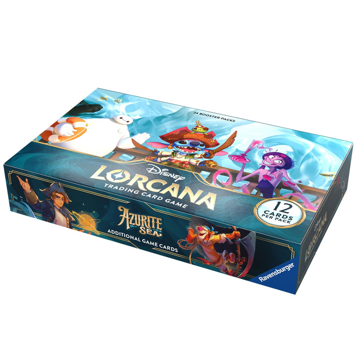 Ravensburger Disney Lorcana TCG: Azurite Sea Assorted Single Booster Pack (12 Cards) | Collectible Trading Cards | Ideal for Disney Fans &amp; TCG Players | Suitable for Ages 8+