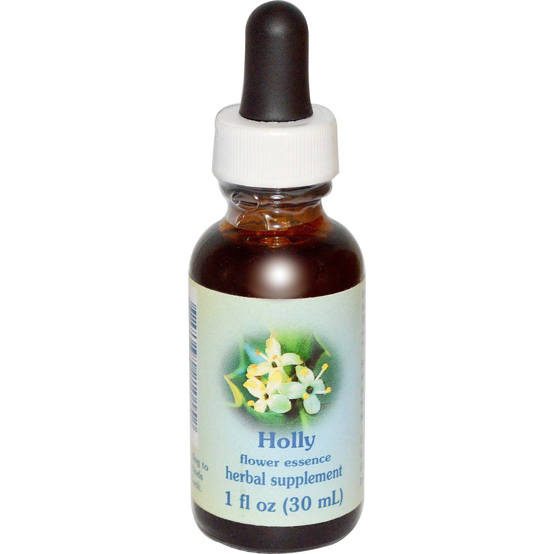 Flower Essence Services Holly Dropper Herbal Supplements, 1 Ounce - The Oasis of Health