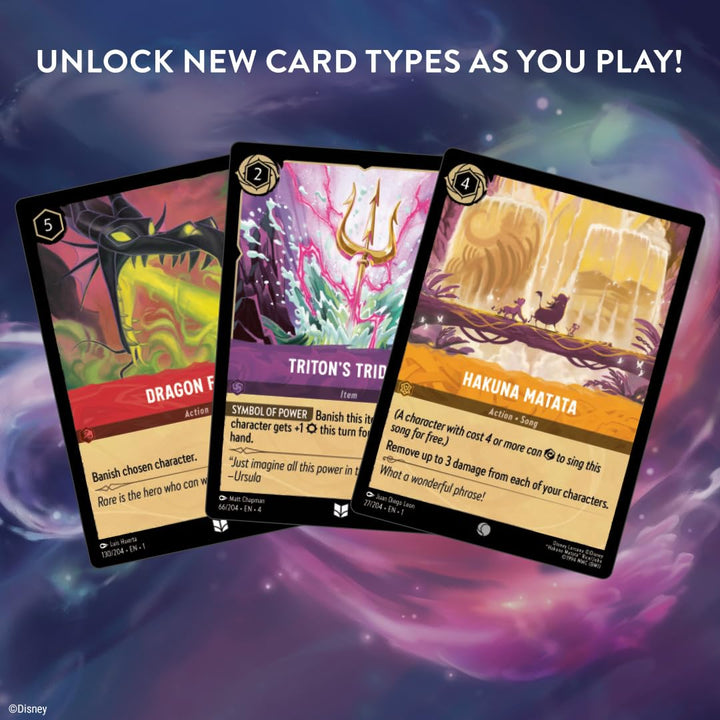 Ravensburger Disney Lorcana TCG: Gateway Board Game | Introductory Trading Card Game Experience for Ages 8+ | Learn to Play Disney Lorcana | Fun for New Players &amp; Families