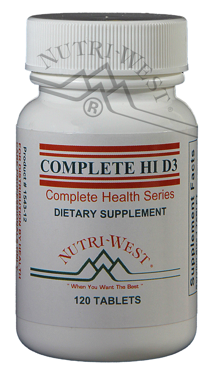 Nutri-West - Complete Hi D3 - 120 Tablets - The Oasis of Health