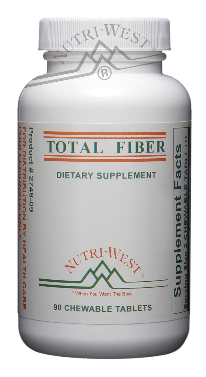 Nutri-West - Total Fiber - 90 Chewable Tablets - The Oasis of Health
