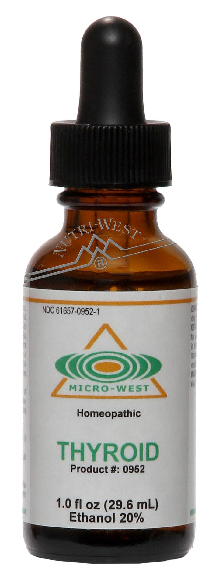Nutri-West - Thyroid (Homeopathic) - 1 oz - The Oasis of Health