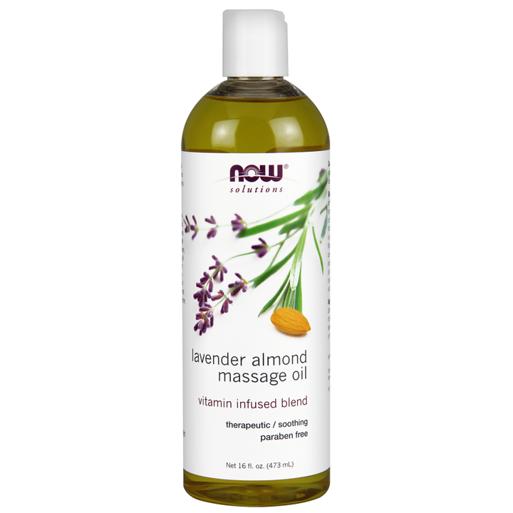 Now Solutions Lavender Almond Massage Oil 16oz - 7663