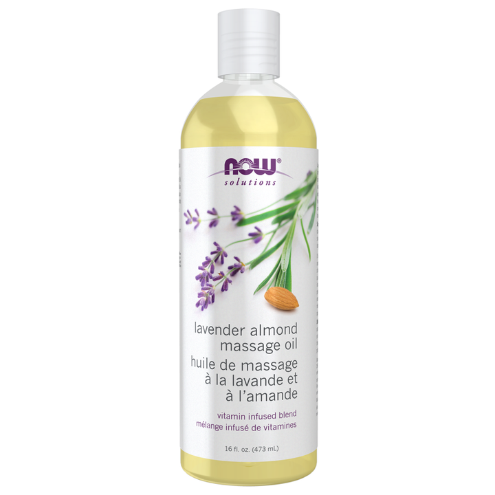 Now Solutions Lavender Almond Massage Oil 16oz - 7663
