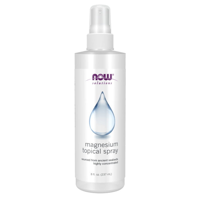 Now Solutions Magnesium Topical Spray 8oz - 7737