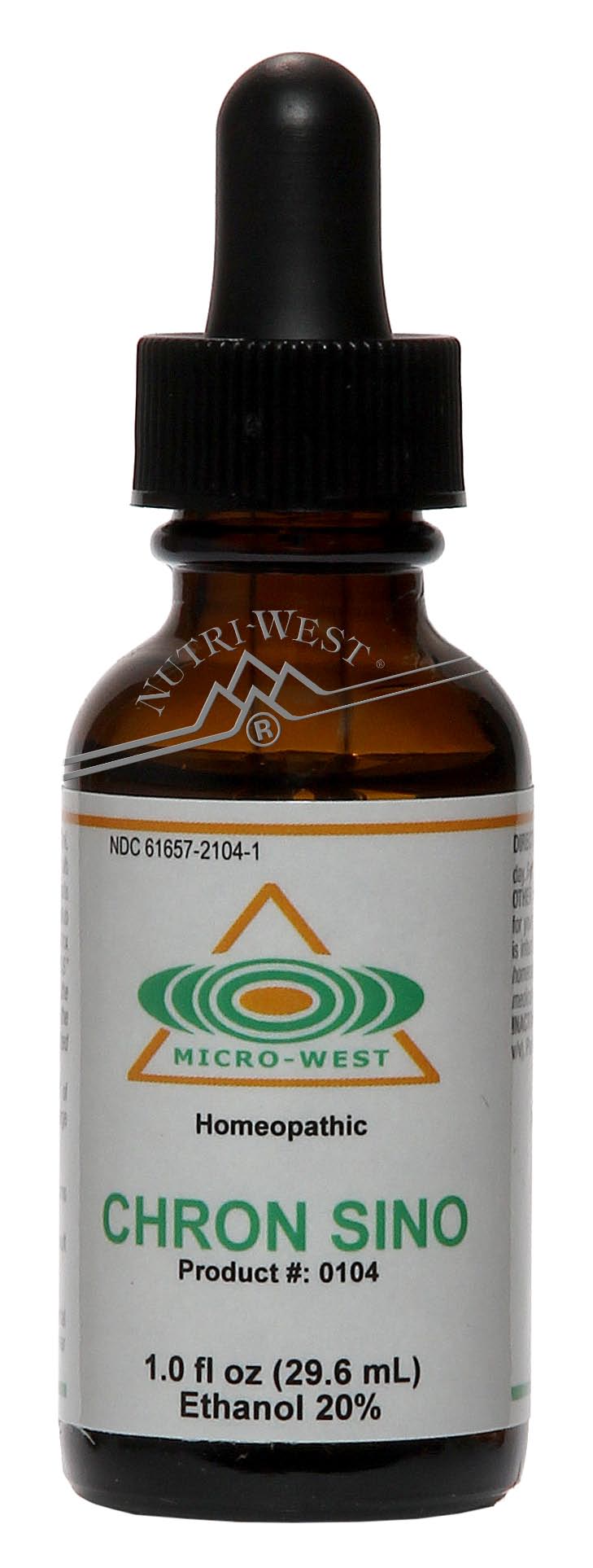 Nutri-West - Chron Sino (Homeopathic) - 1 oz - The Oasis of Health