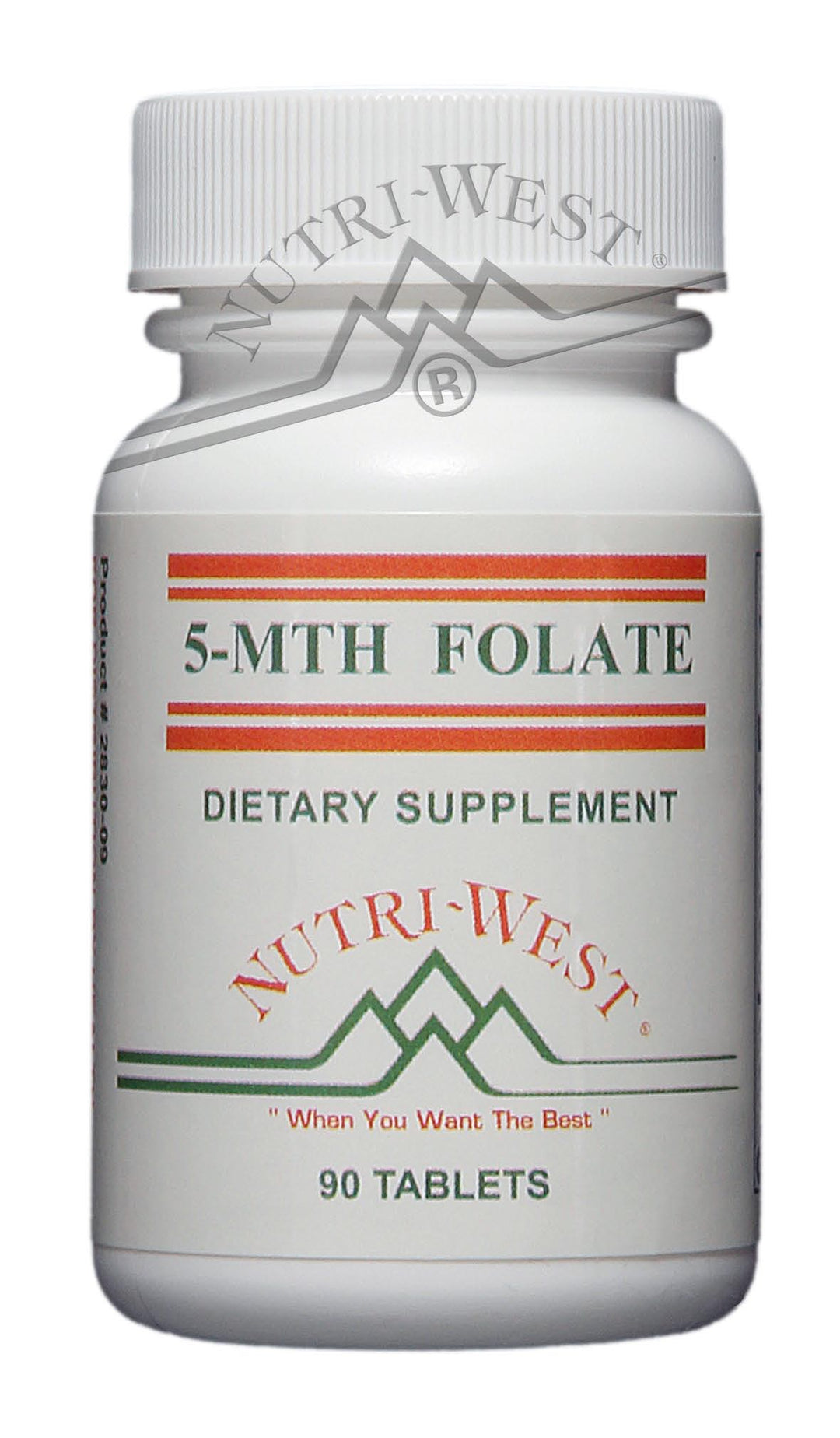 Nutri-West - 5-MTH Folate - 90 Tablets - The Oasis of Health