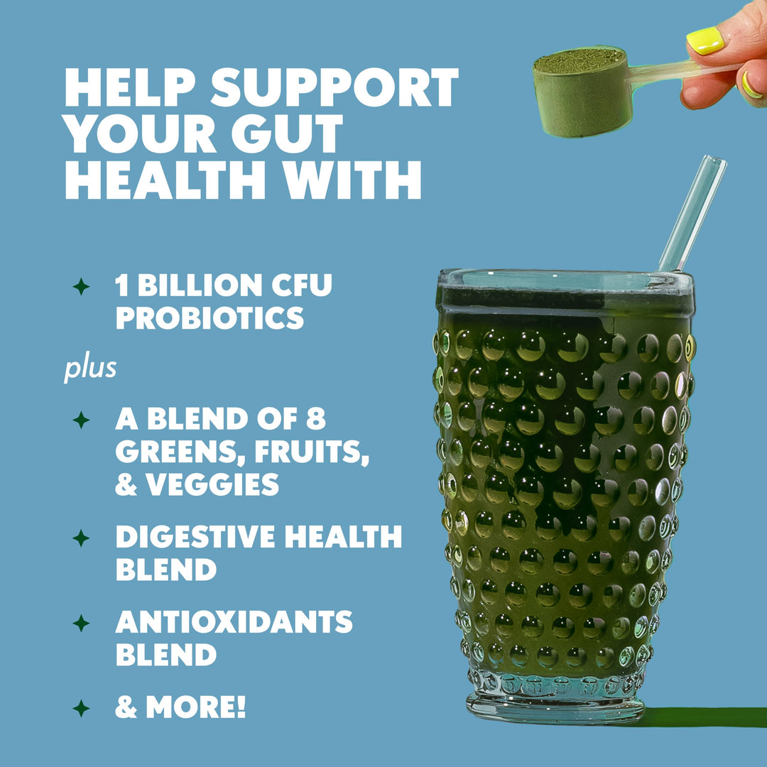 Amazing Grass Super Greens+ Protein Powder, Vanilla – 10g Plant-Based Protein, Supports Digestion &amp; Immune System, Organic Greens Blend, 10 Servings