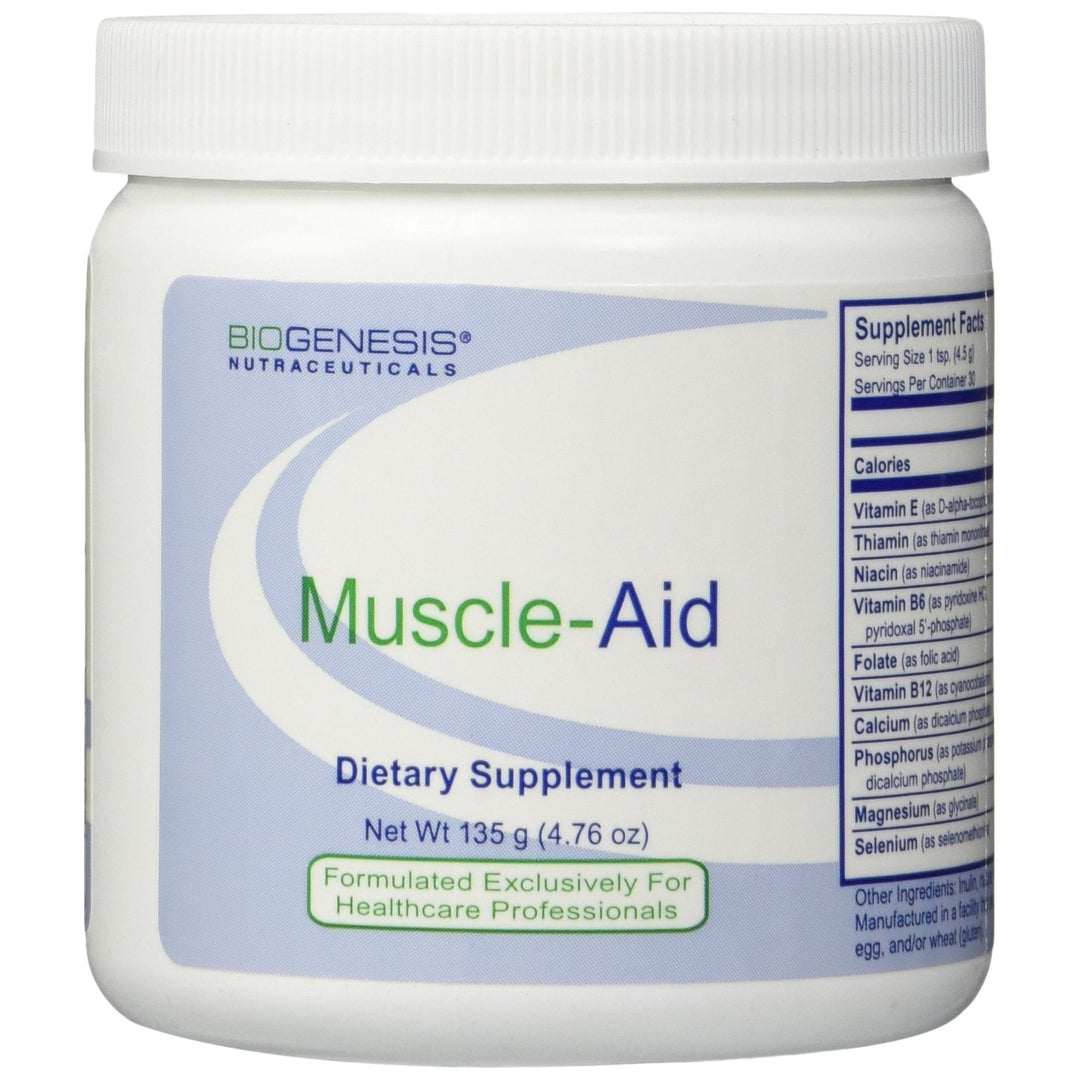 Light Gray Nutra BioGenesis Muscle Aid 5.5 oz - B018AMPVH6   PN 83535
