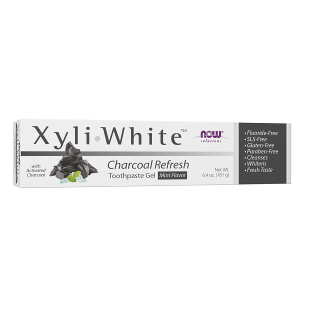 Now Solutions XyliWhite Charcoal Refresh Toothpaste Gel 6.4oz - 8105