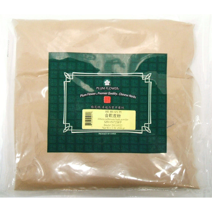Plum Flower Albezia Bark Powder / Albizia Julibrissin / He Huan Pi, 1lb / 500g Bulk Herb by MayWay