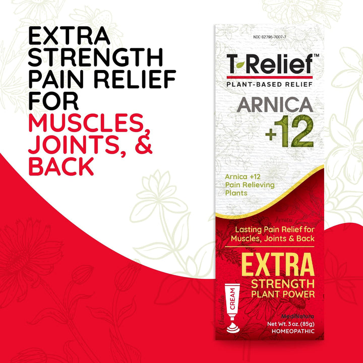 Medinatura T-Relief Extra Strength Pain Relief Cream 3 Oz