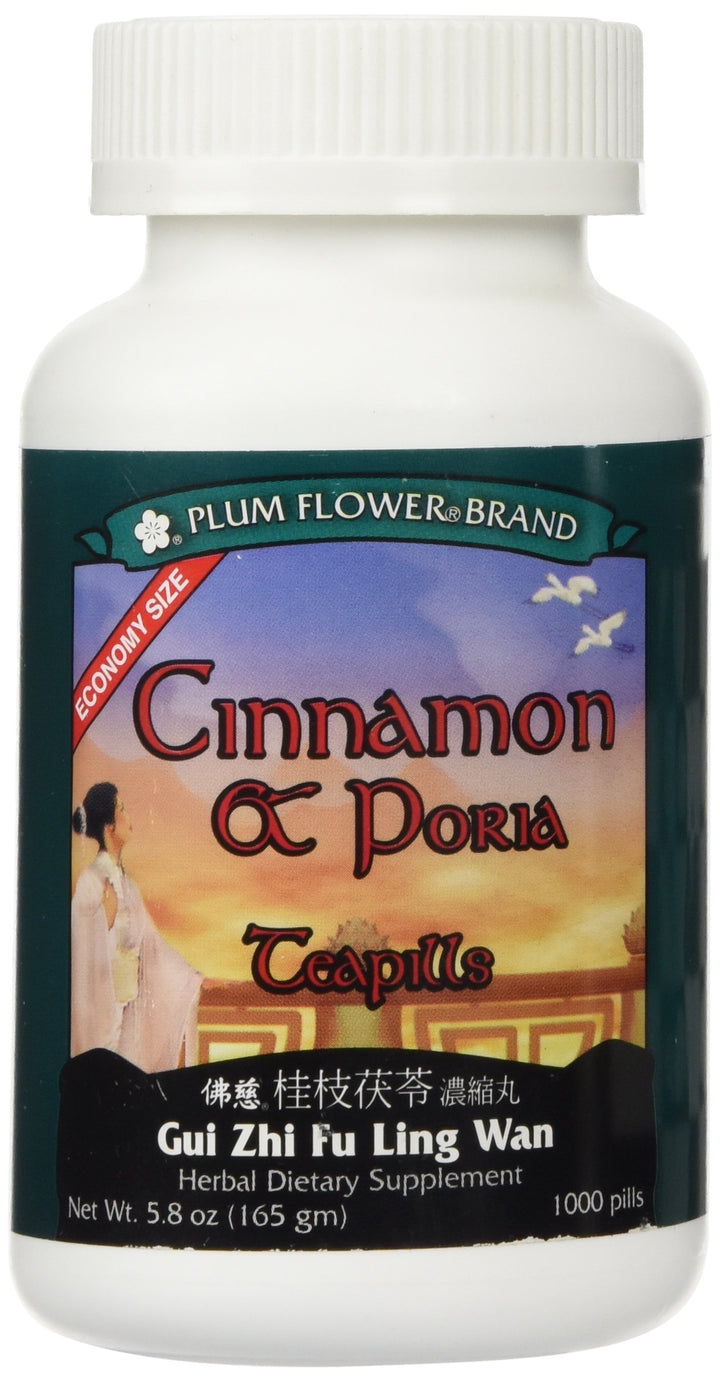 Cinnamon &amp; Poria ECONOMY SIZE, 1000 ct, Plum Flower