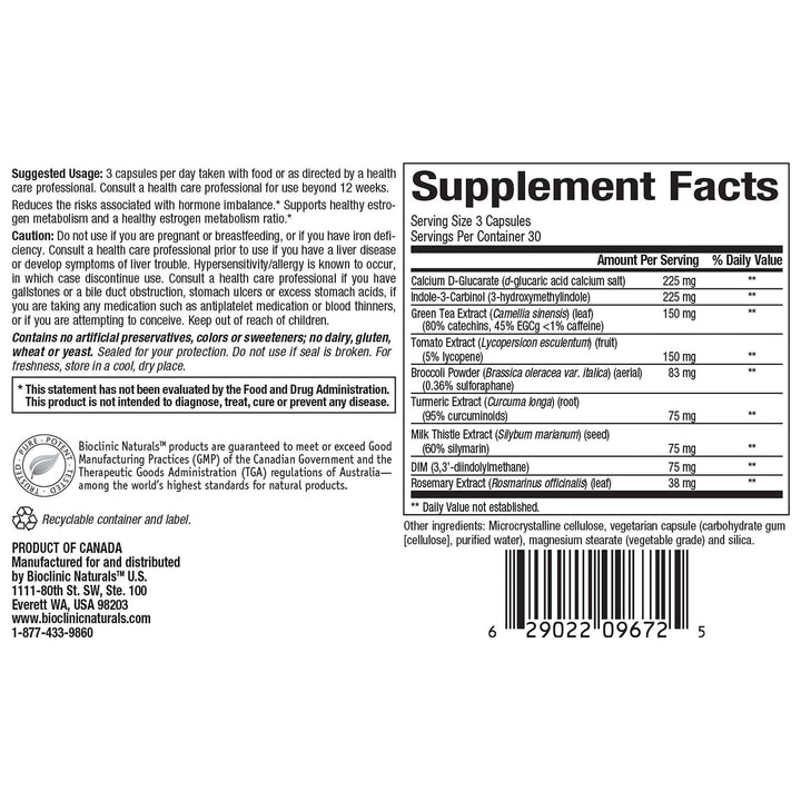 Bioclinic Naturals EstroVantage EM 90 Capsules