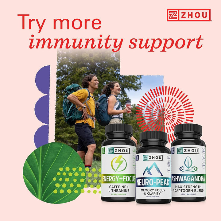 Vitamin C+ Gummies by Zhou Nutrition