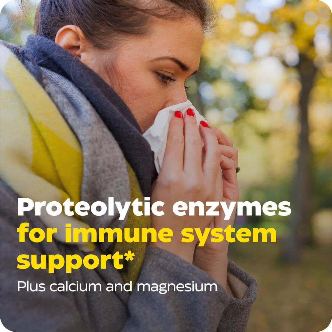 Enzymedica, Immune Defense, Regular Strength, Proteolytic Enzymes for Immune Support, 120 Count