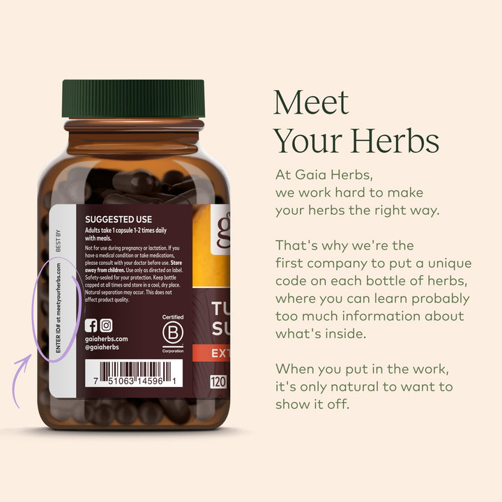 Gaia Herbs Adrenal Health Daily Support - Herbal Supplement with Ashwagandha, Holy Basil &amp; Sch