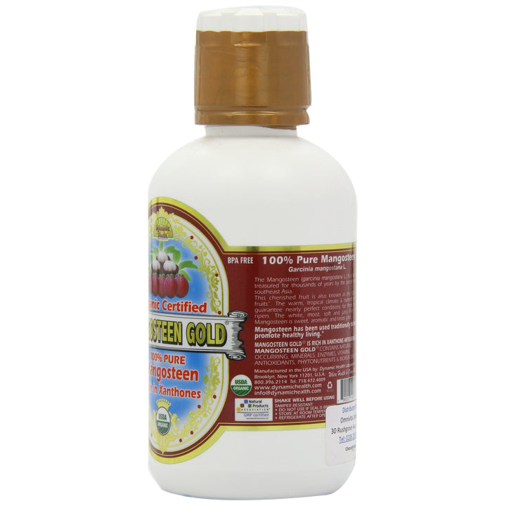 Dynamic Health Mangosteen Gold Juice,, 16-Ounce