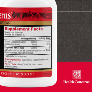 Health Concerns Astra C (Jade Screen Yu Ping Feng San) 90 Tablets - The Oasis of Health