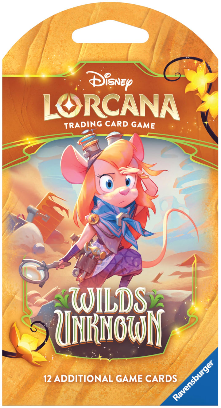 Ravensburger Disney Lorcana TCG: Wilds Unknown Single Booster Pack - 12 Cards - Packaging May Vary - Ideal for Ages 8+